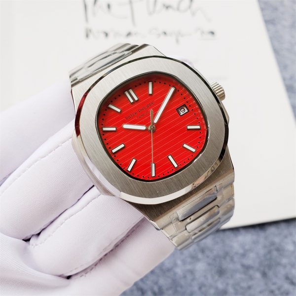 Patek Philippe Red dial Automatic Movement -Replica watches - Image 3