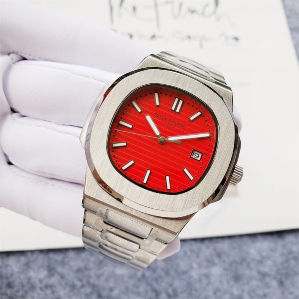 Patek Philippe Red dial Automatic Movement -Replica watches - Image 4