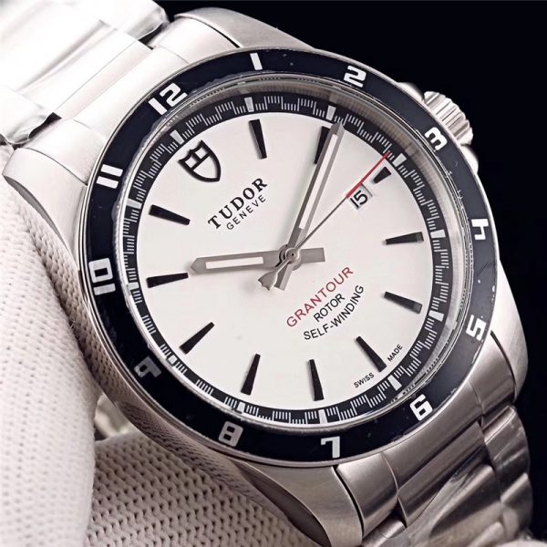 Tudor Geneva Grantour Rotor Automatic Movement White dial -Replica watches