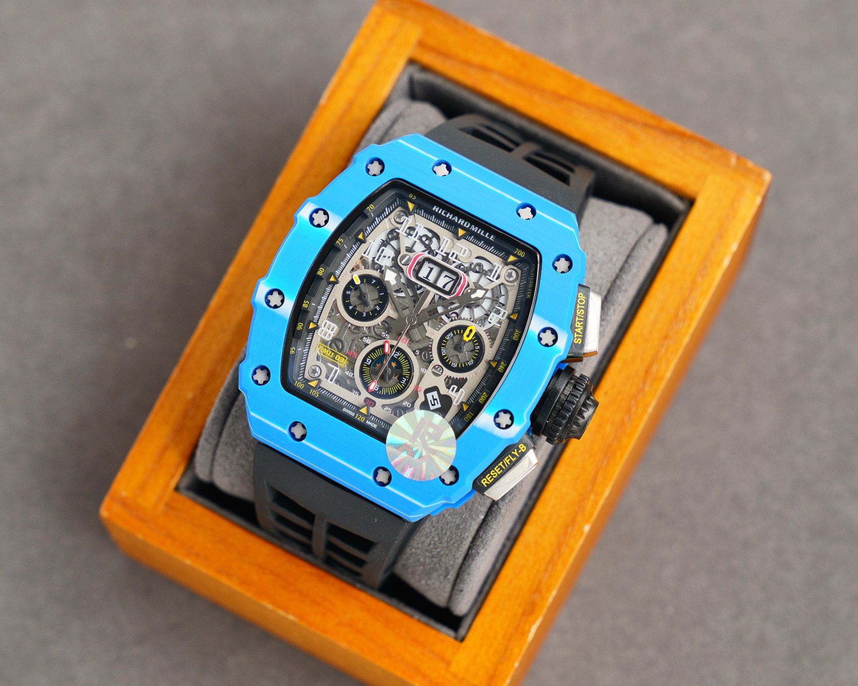 Richard Millie Automatic Movement Chronograph Rubber strap RM -Replica watches