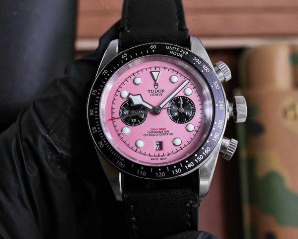 Tudor Geneva Pink Dial Automatic - 42mm Replica Watches