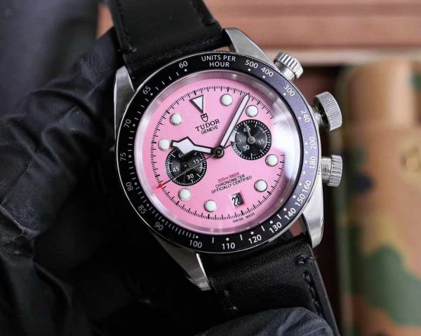 Tudor Geneva Pink Dial Automatic - 42mm Replica Watches - Image 4