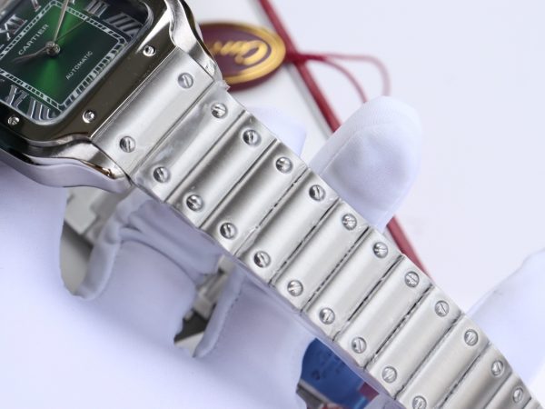 Cartier Santos Green dial Automatic Movement - 40mm - Image 5
