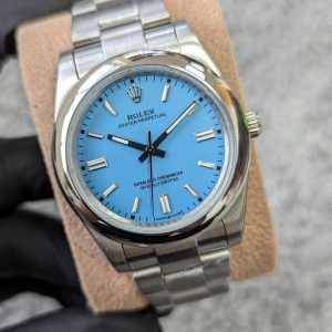 Rolex Oyster Perpetual Turquoise Blue dial- 41mm